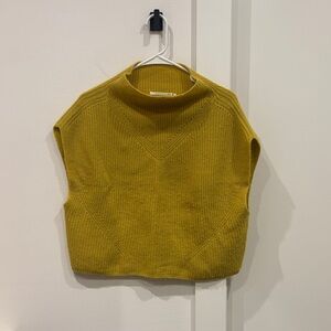 Anthropologie Golden Cowl Neck Sweater